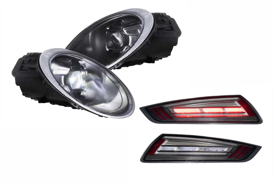 05-08 Porsche 997 Heads and Smoked Tails OEM Bi-Xenon - product image 1
