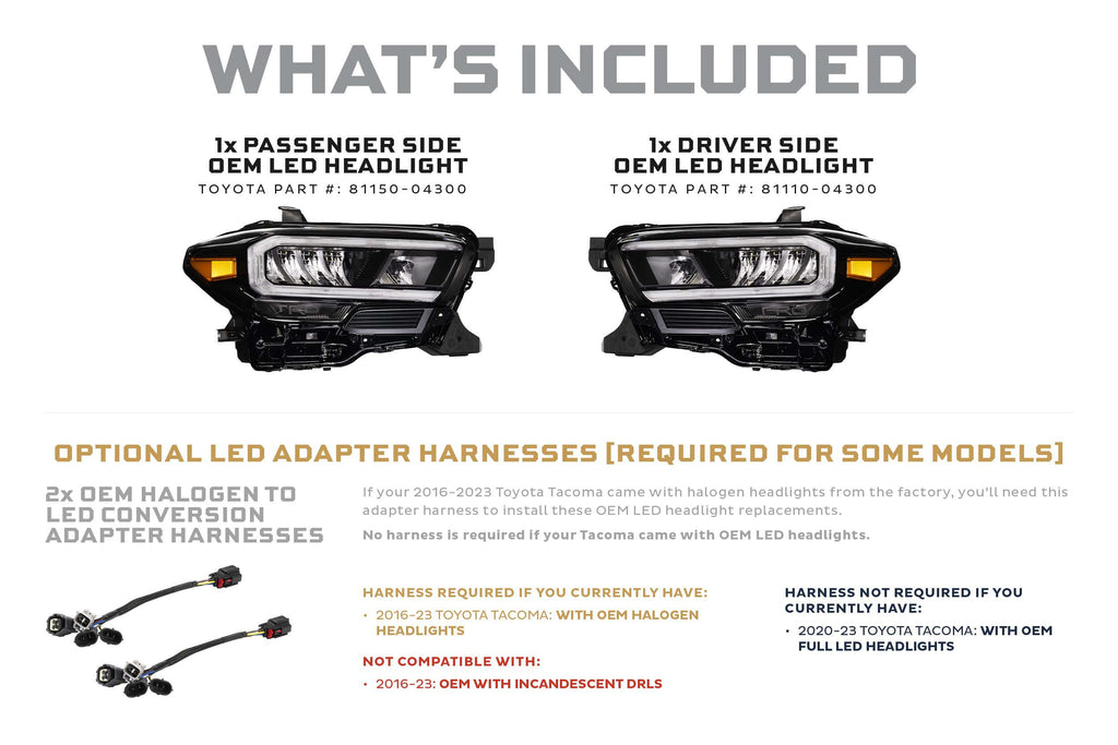 OEM LED Headlight: Toyota Tacoma (16-23 / TRD Pro / Left) - product image 2