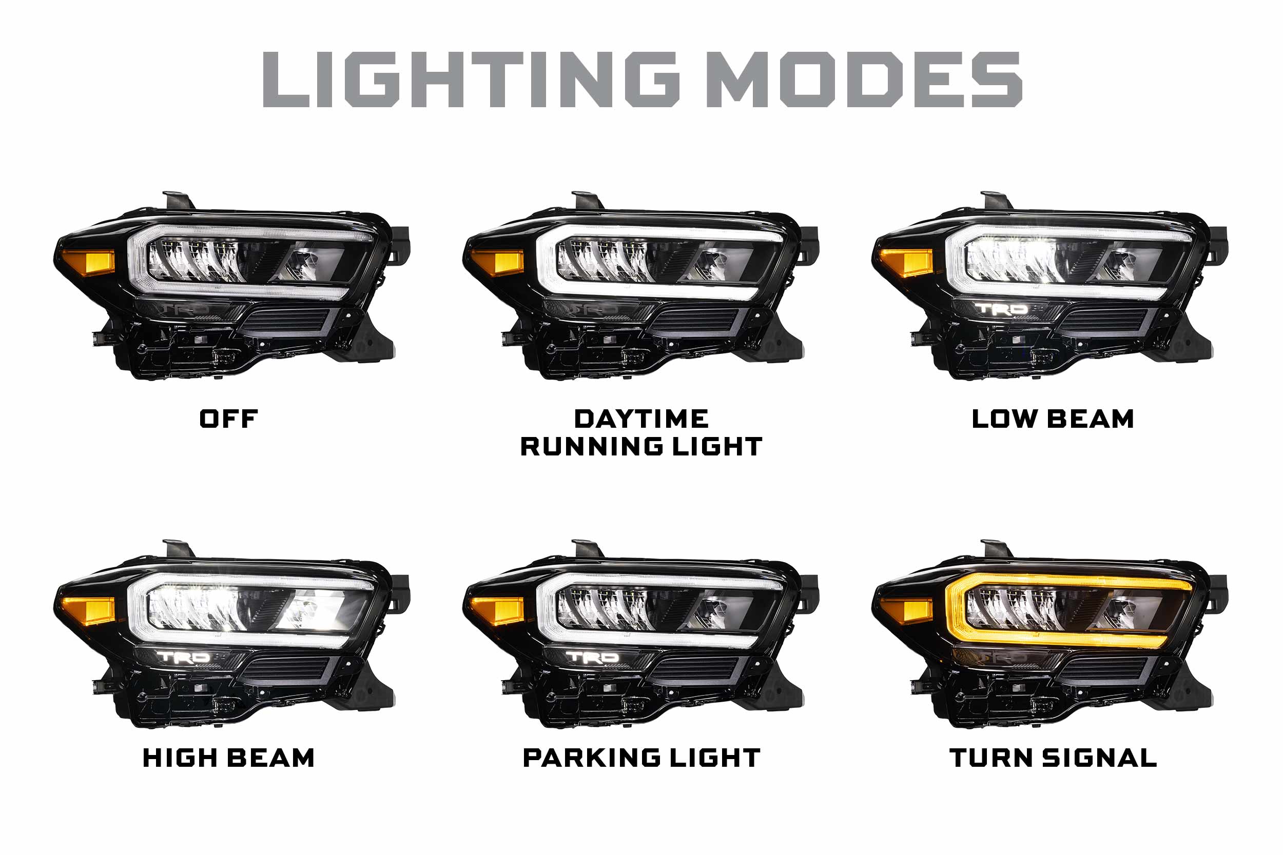 OEM LED Headlight: Toyota Tacoma (16-23 / TRD Pro / Right) - product image 4
