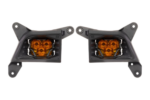 19-21 Silverado 1500 / 20-23 Silverado HD 4Banger Fog Light Kit: HXB Yellow - product image 1