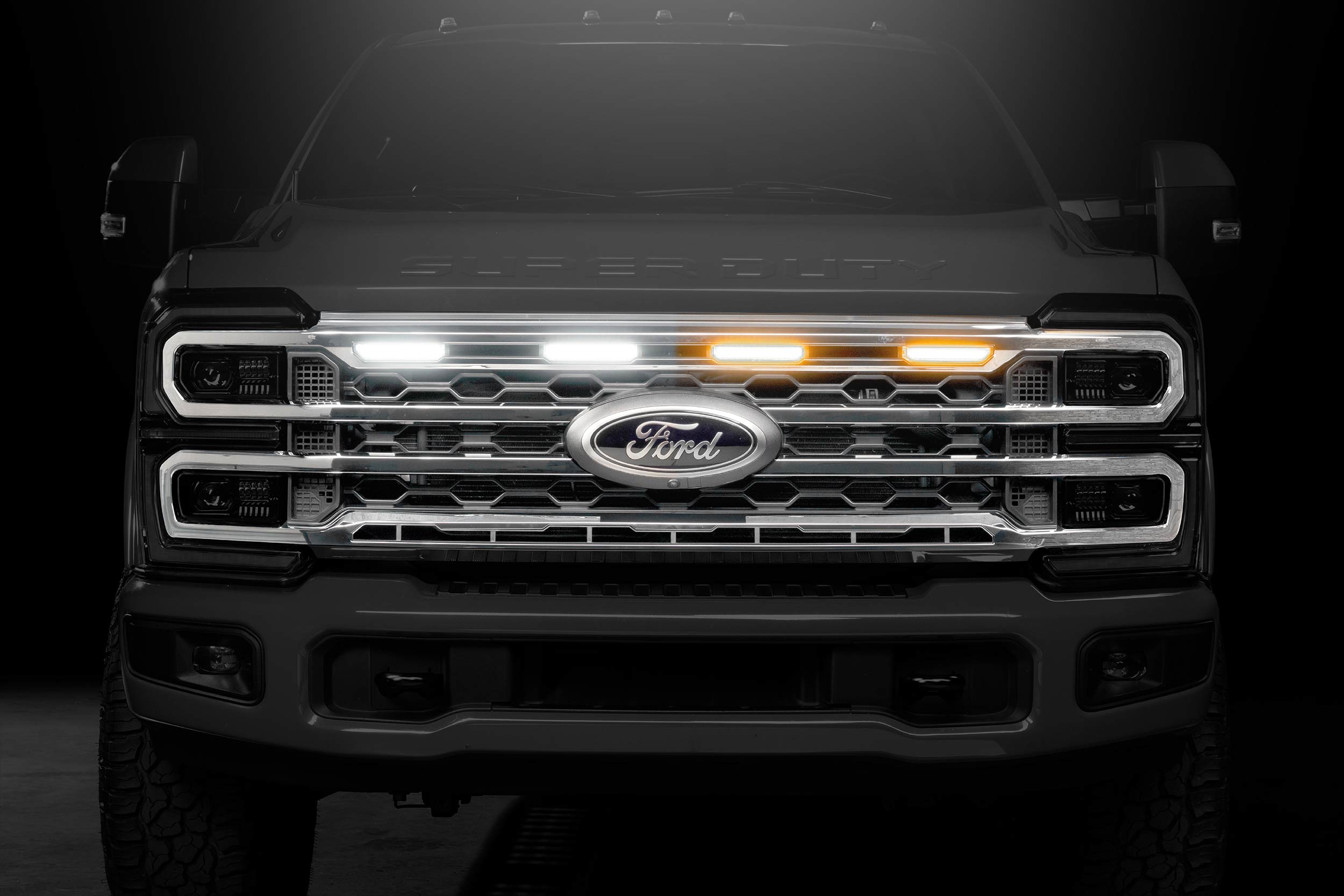 XBG LED Grille: 23-27 Super Duty (Chrome / Each) - product image 1