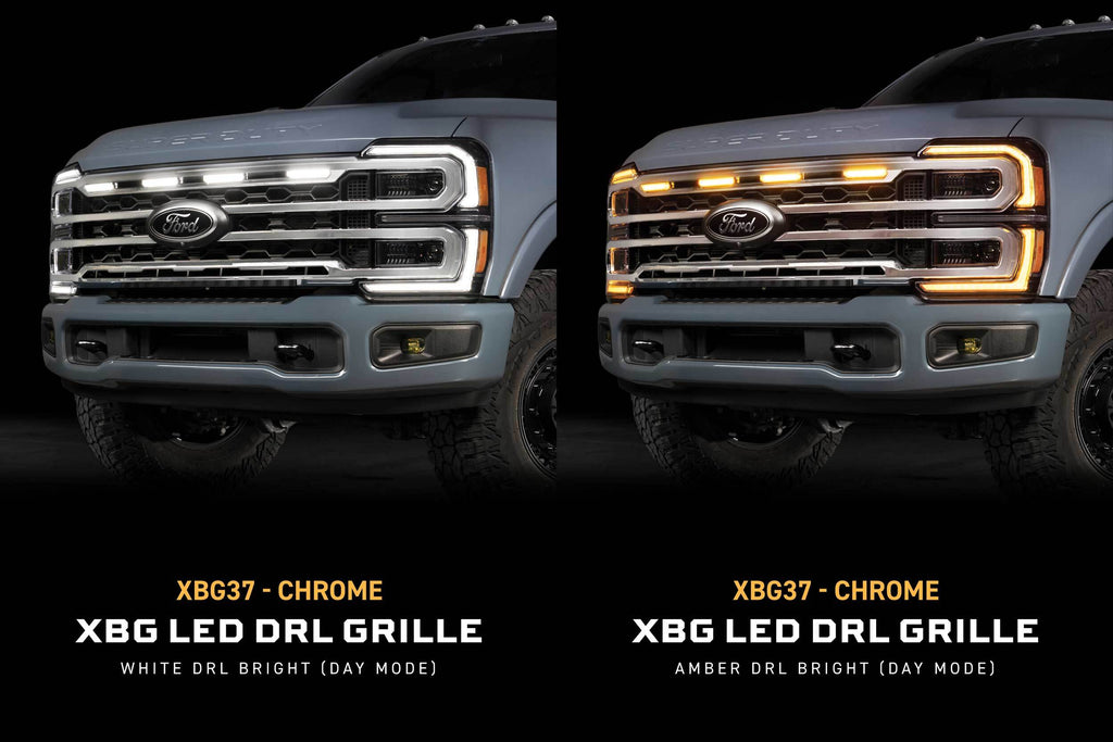 XBG LED Grille: 23-27 Super Duty (Chrome / Each) - product image 2