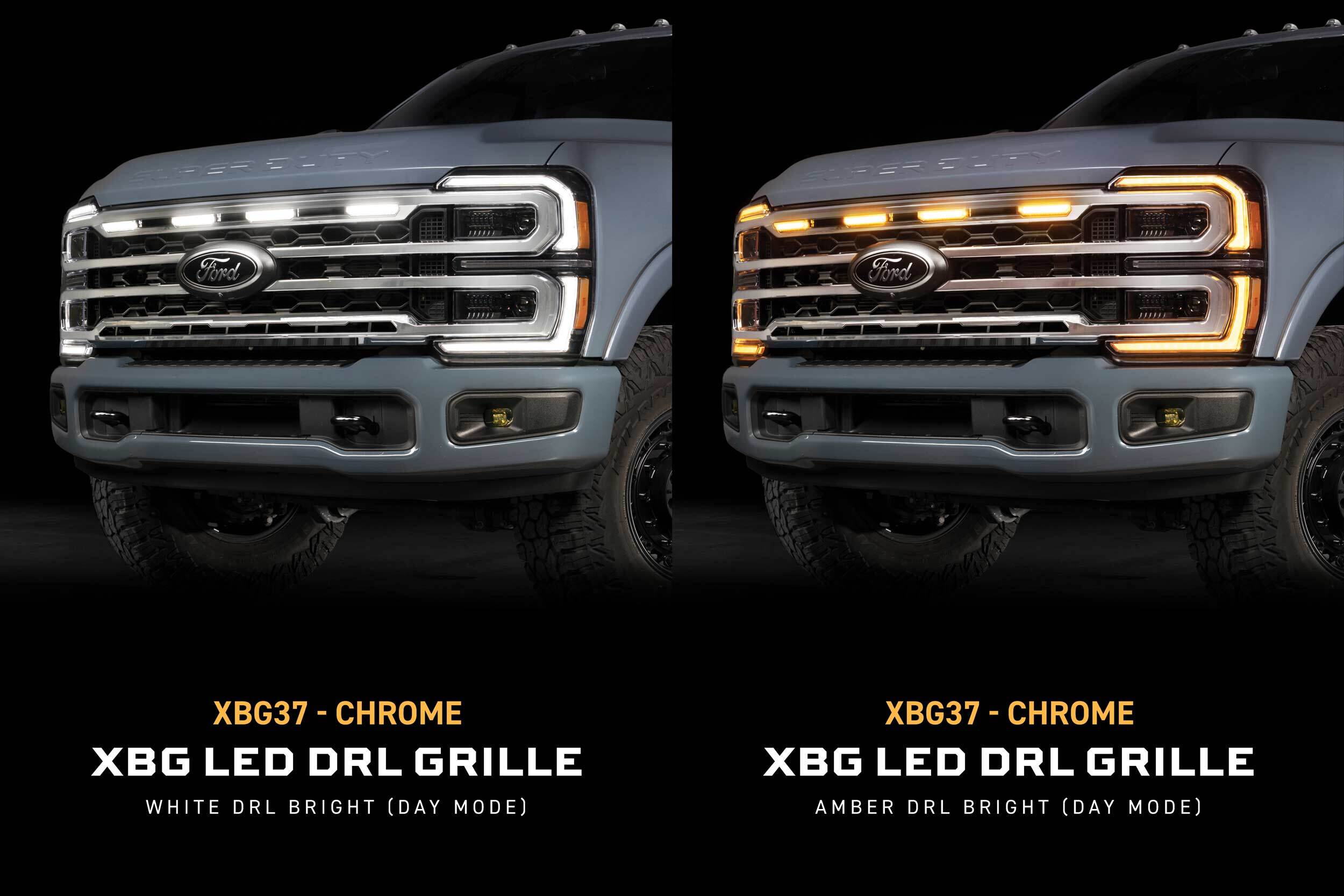 XBG LED Grille: 23-27 Super Duty (Chrome / Each) - product image 2