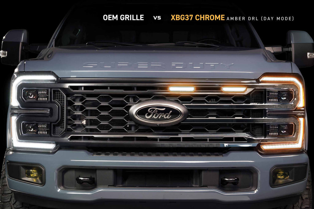 XBG LED Grille: 23-27 Super Duty (Chrome / Each) - product image 3