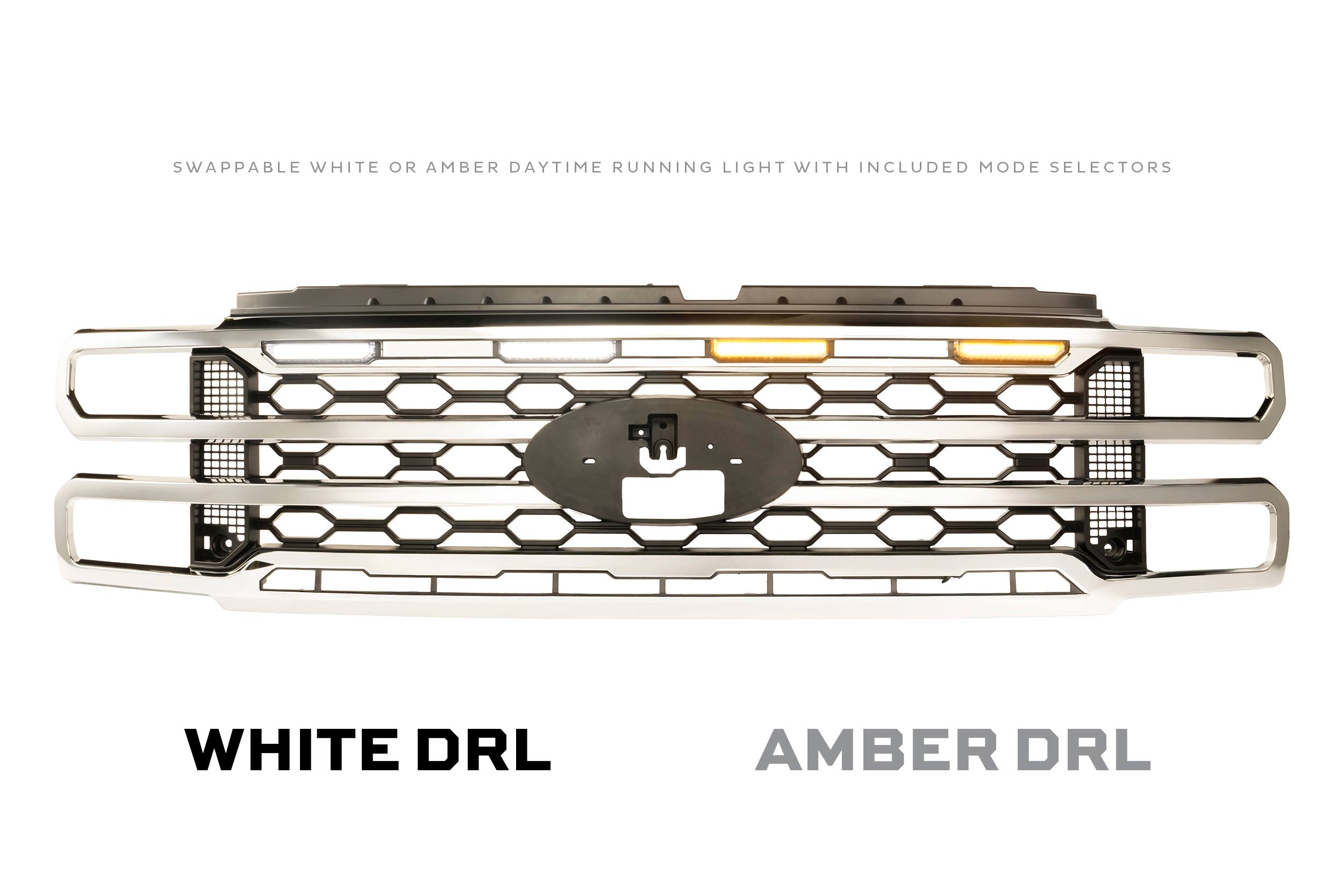XBG LED Grille: 23-27 Super Duty (Chrome / Each) - product image 5