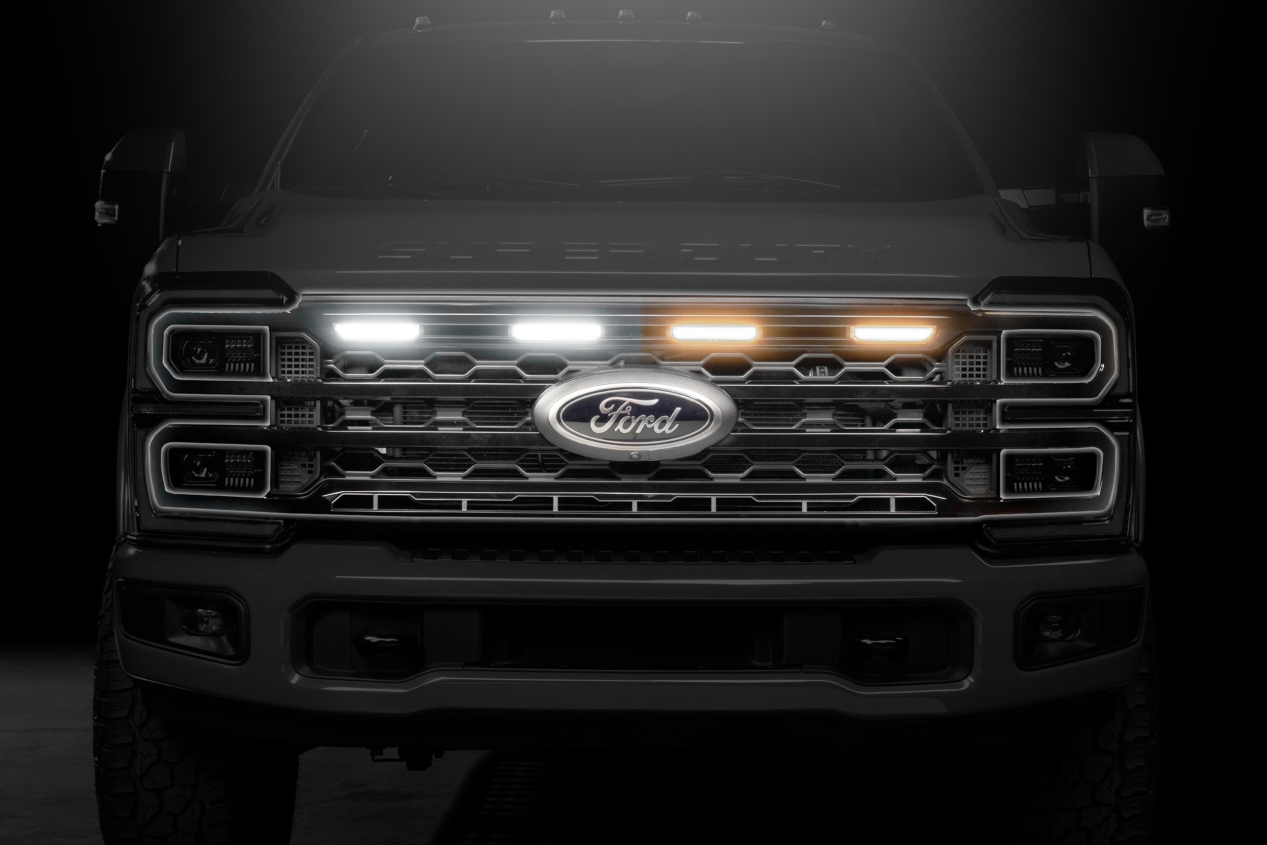 XBG LED Grille: 23-27 Super Duty (Black / Each) - product image 1