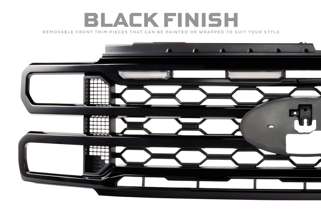 XBG LED Grille: 23-27 Super Duty (Black / Each) - product image 6