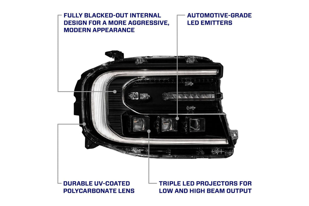 2022-2024 Ford Maverick Sequential LED Projector Headlights (pair) - product image 3