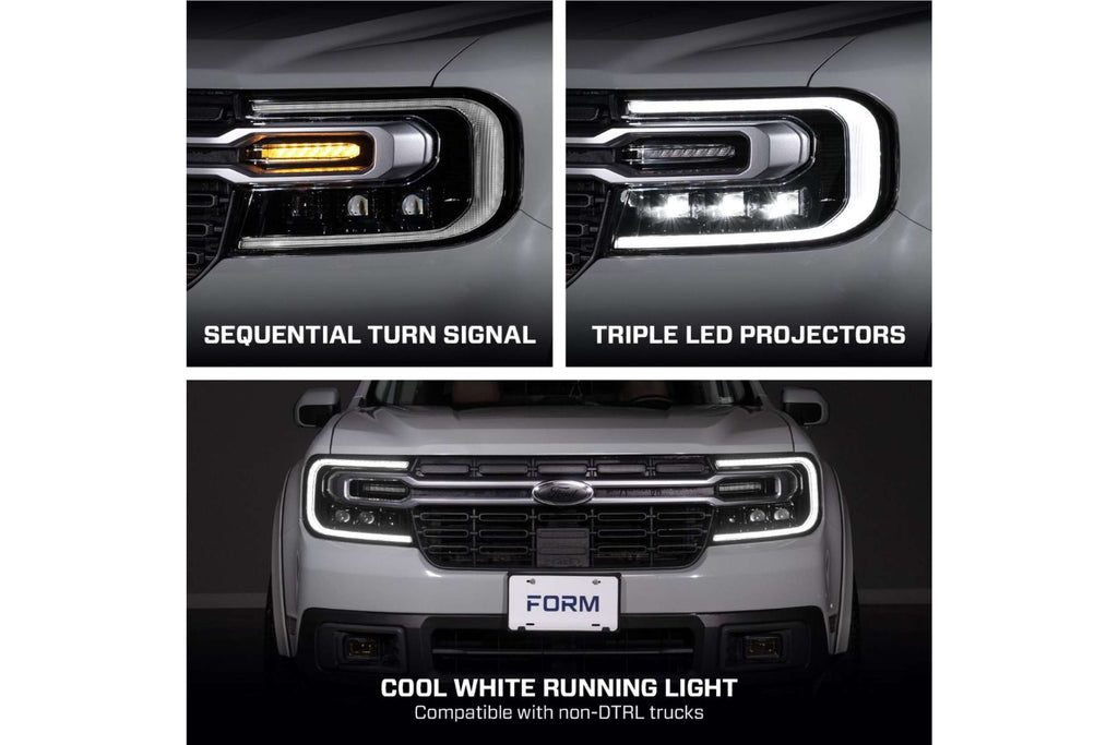 2022-2024 Ford Maverick Sequential LED Projector Headlights (pair) - product image 5