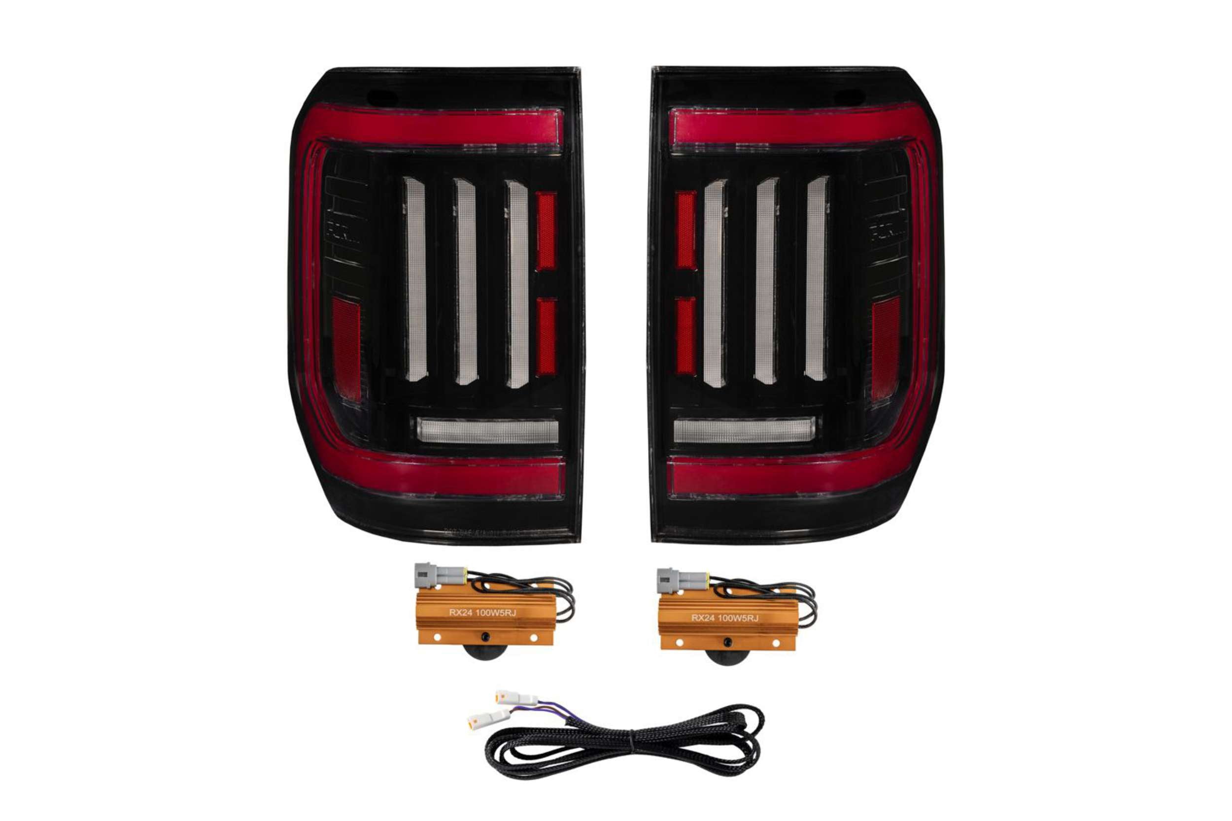 2022-2024 Ford Maverick LED Tail Lights Red (pair) - product image 1