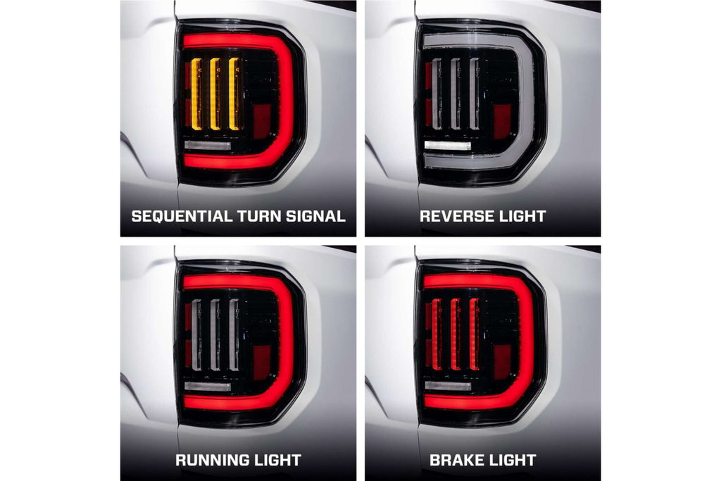 2022-2024 Ford Maverick LED Tail Lights Red (pair) - product image 3