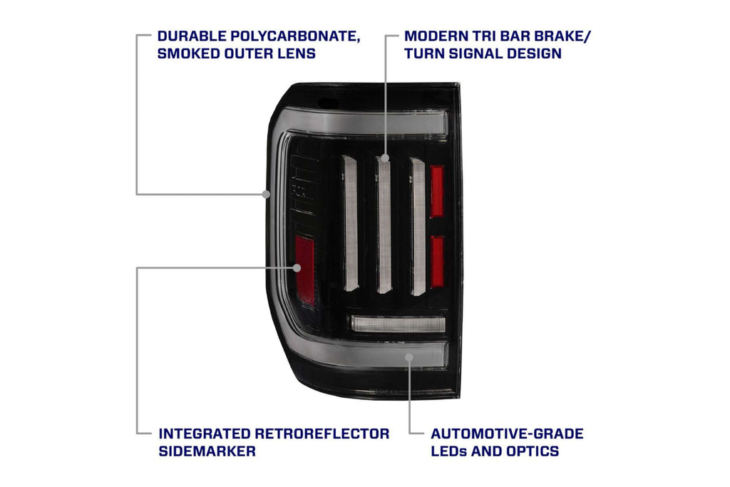 2022-2024 Ford Maverick LED Tail Lights Red (pair) - product image 5