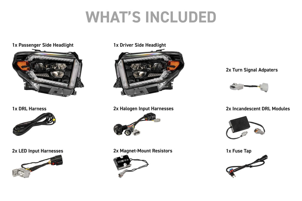 XB Evo Hybrid Headlights: 14-21 Toyota Tundra (Set) - product image 3