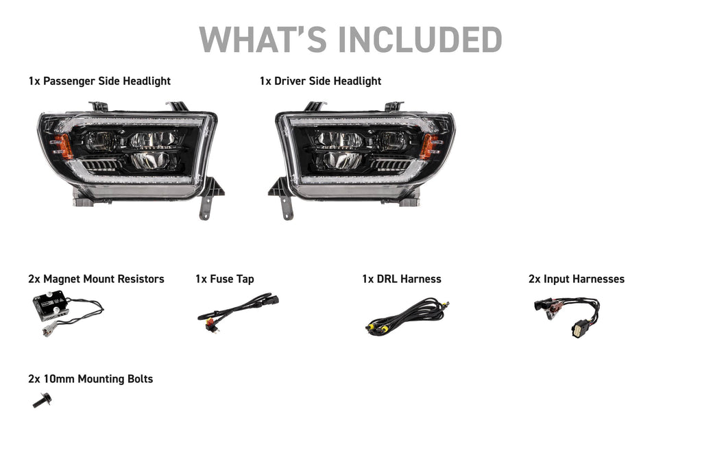 XB Evo Hybrid Headlights: 07-13 Tundra / 08-17 Sequoia (Set) - product image 3