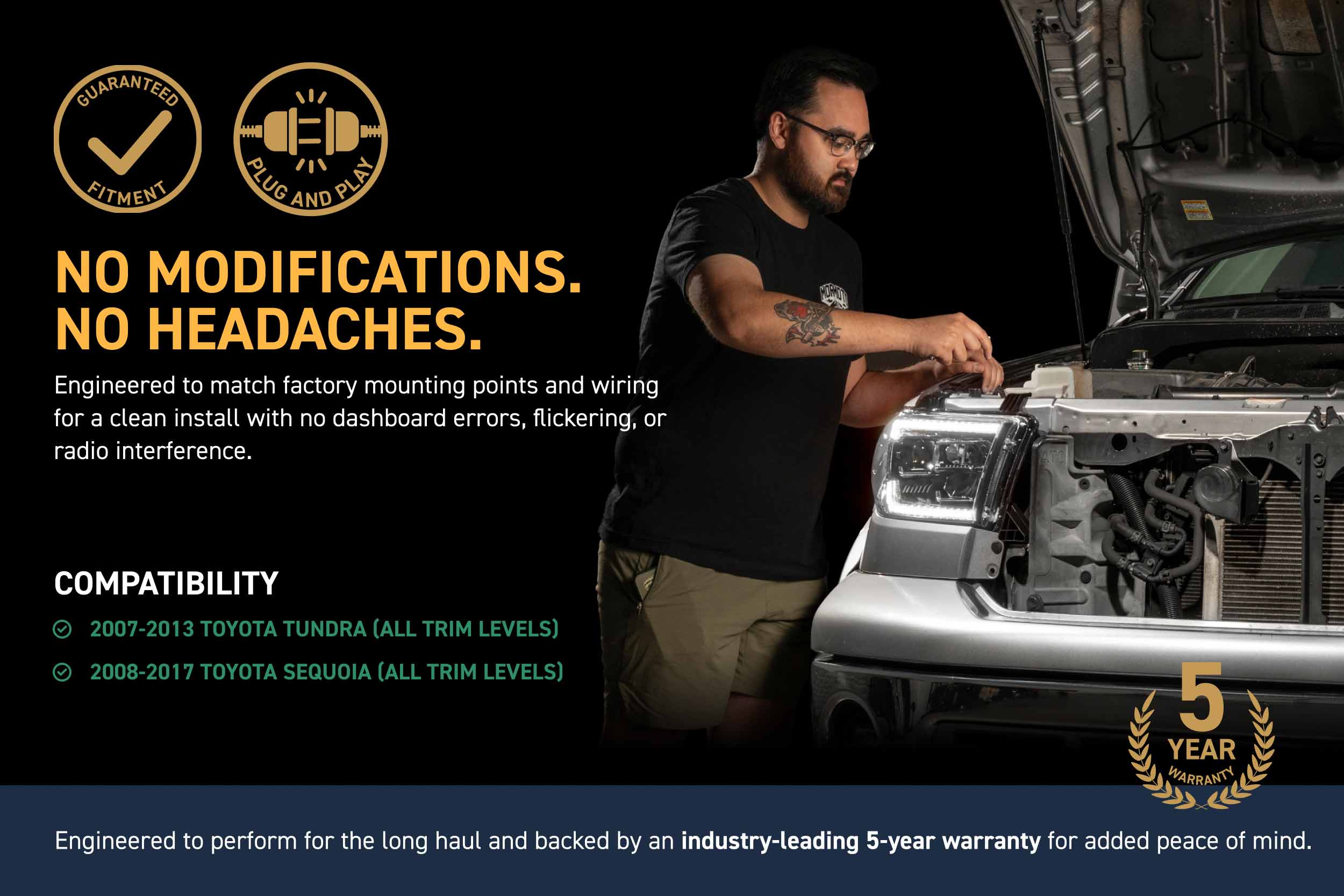 XB Evo Hybrid Headlights: 07-13 Tundra / 08-17 Sequoia (Set) - product image 8