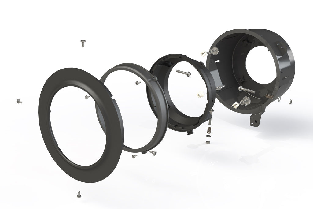 7in Headlight Adapters: Jeep JL / JT (Set) - product image 1