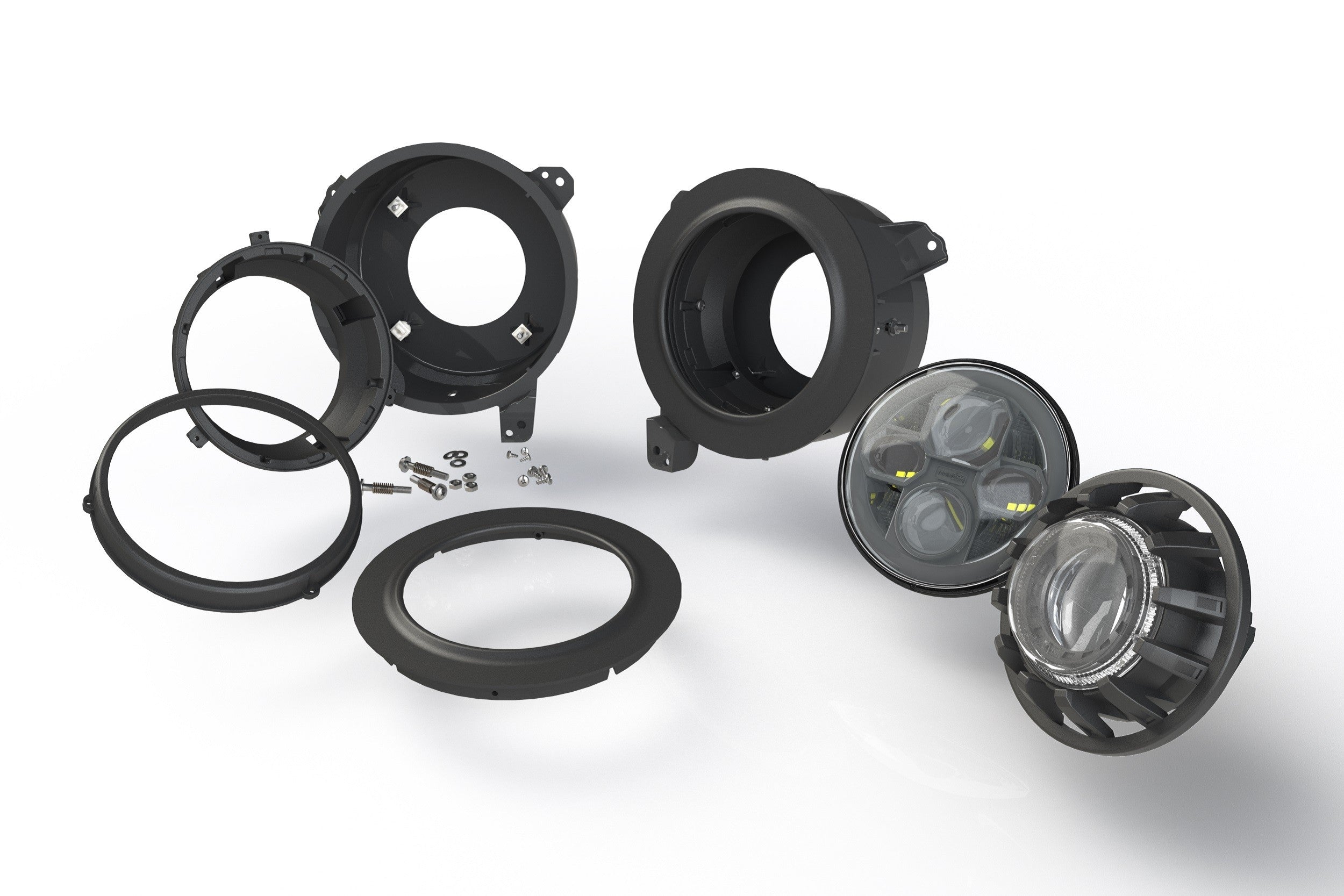 7in Headlight Adapters: Jeep JL / JT (Set) - product image 8