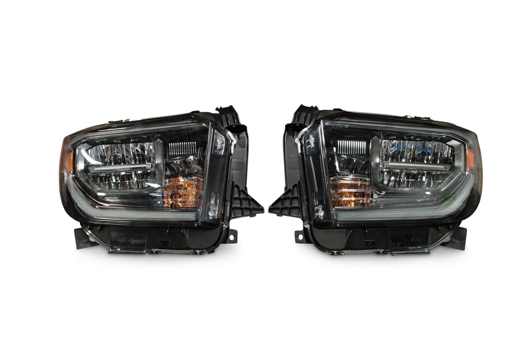 OEM LED Headlights: Toyota Tundra (18+) (Gunmetal / Left) - product image 1