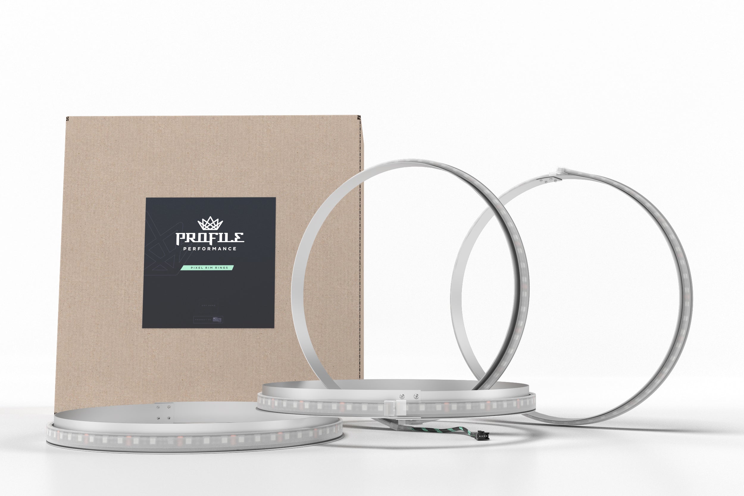 Profile Pixel Wheel Rings: 14in (4 Pc Set / RGBW) - product image 3