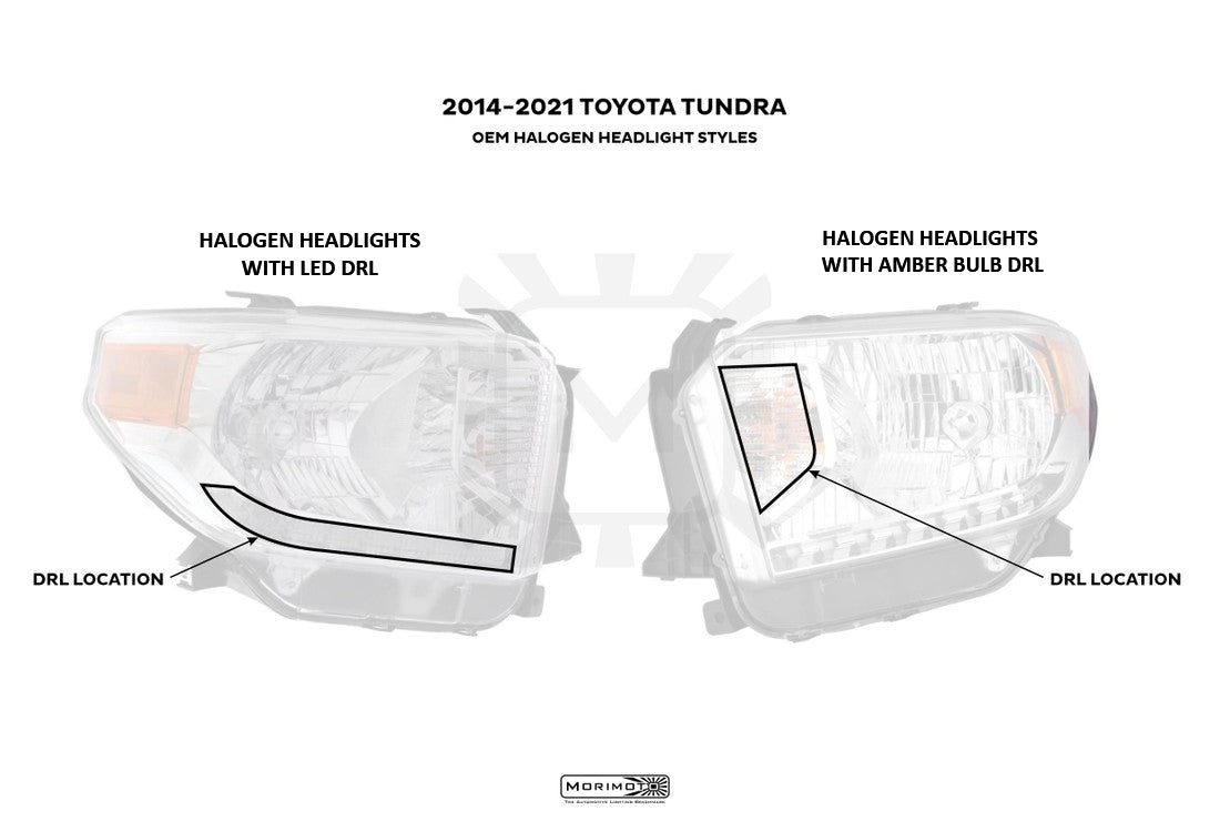 Conversion Harness for Halogen Tundra with LED DRL (Convert to OEM LED Headlights) - product image 2