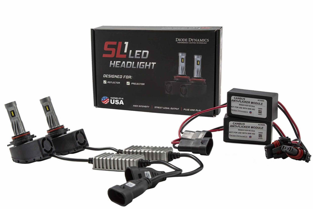 DD SLF LED Fog Light Bulbs: (Set / Cool White / H10) - product image 2