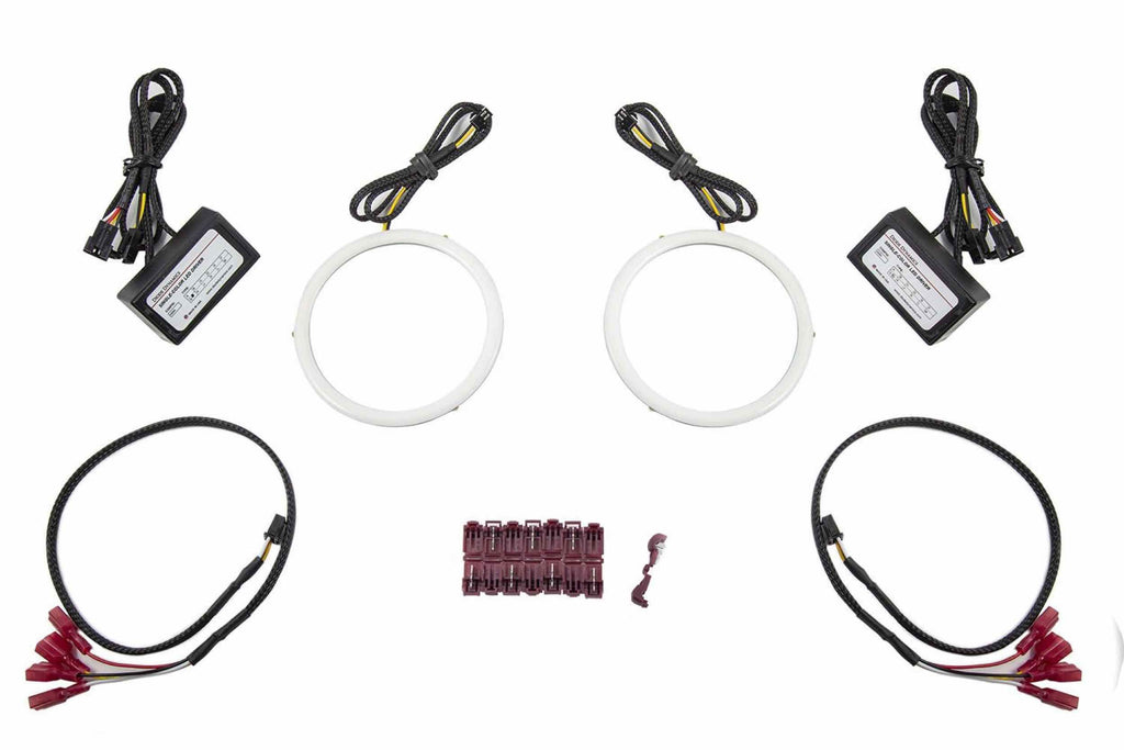 DD HD LED Halos: Set (100mm / Amber) - product image 1