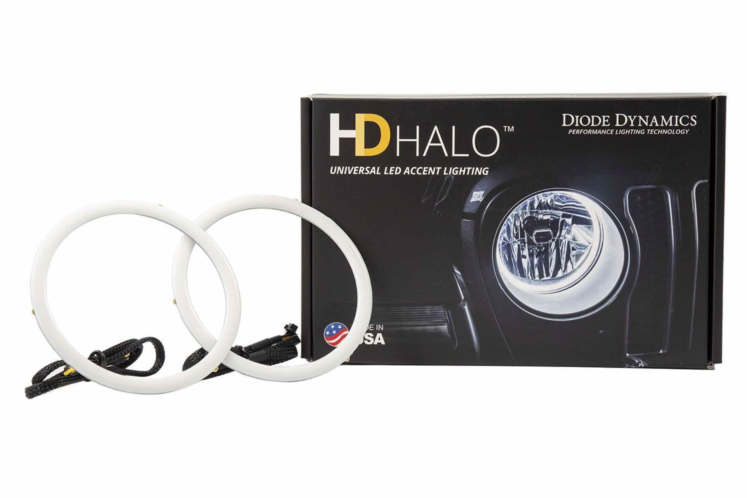 DD HD LED Halos: Set (100mm / White-Amber Switchback) - product image 2