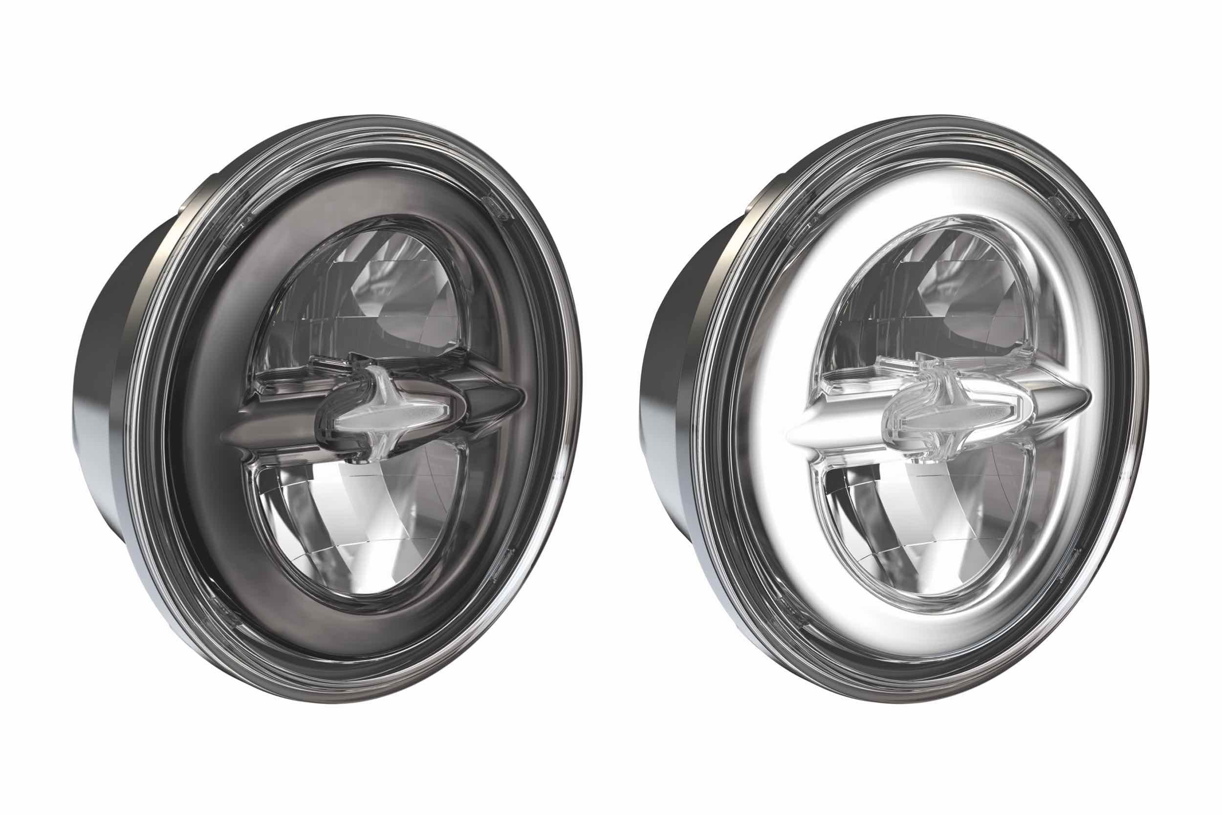 JW Speaker: 8620 - 12V LED Headlight (Chrome) - product image 1