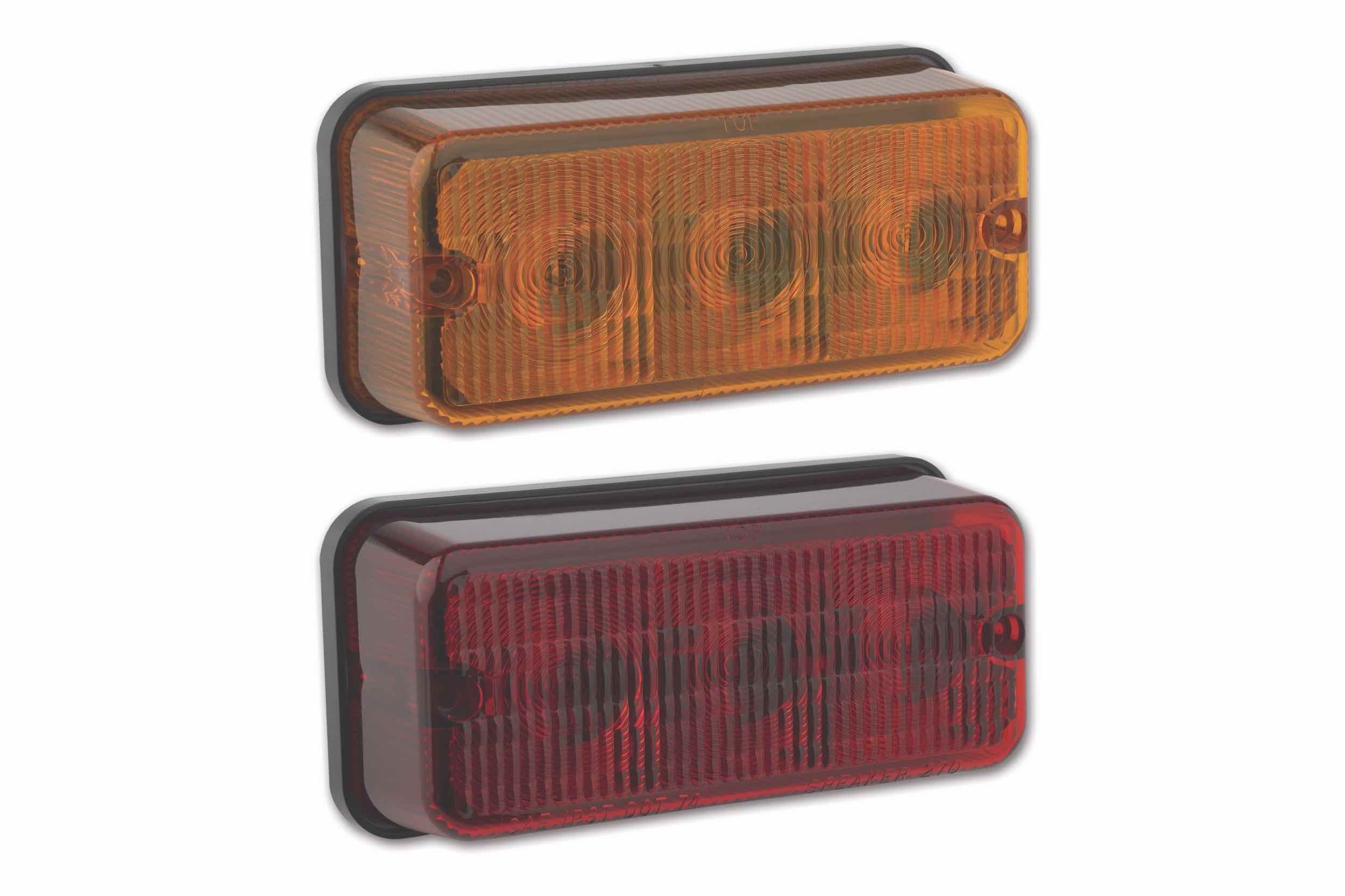 JW Speaker: 270ST-12V LED (Each / Amber / Front-Signal / 18in Wiring) - product image 1
