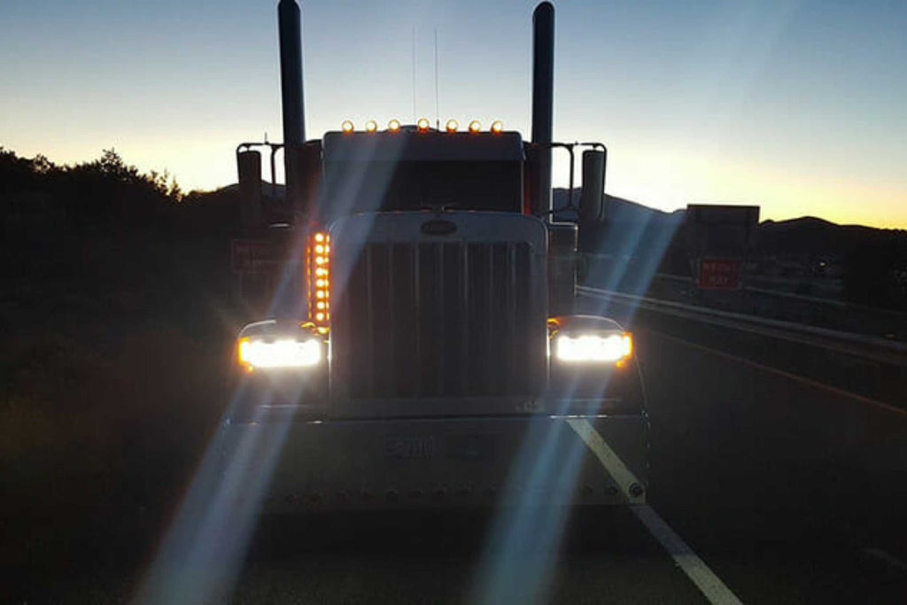 Vision X LED Headlights: (Each / 4x6in Rectangle / Black / Amber Halo) - product image 3