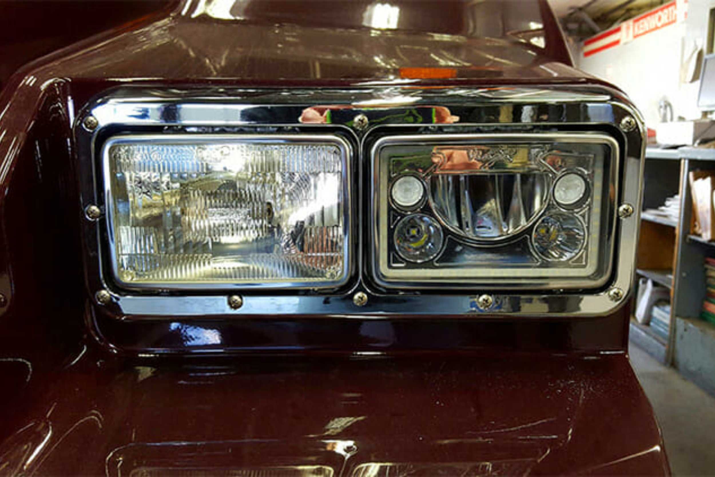 Vision X LED Headlights: (Each / 4x6in Rectangle / Black / Amber Halo) - product image 5