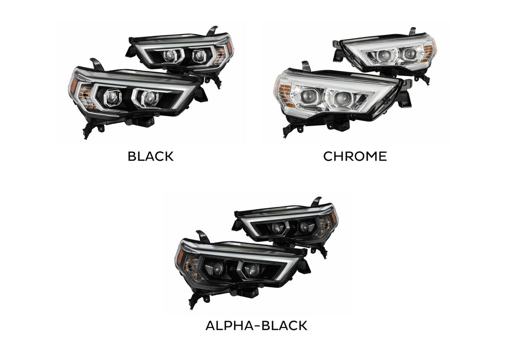ARex Luxx LED Headlights: Toyota 4Runner (14-20) - Alpha-Black (Set) - product image 2
