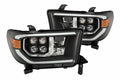 ARex Nova LED Headlights: Toyota Tundra (07-13) - Black w/ Adj (Set) - product image 1