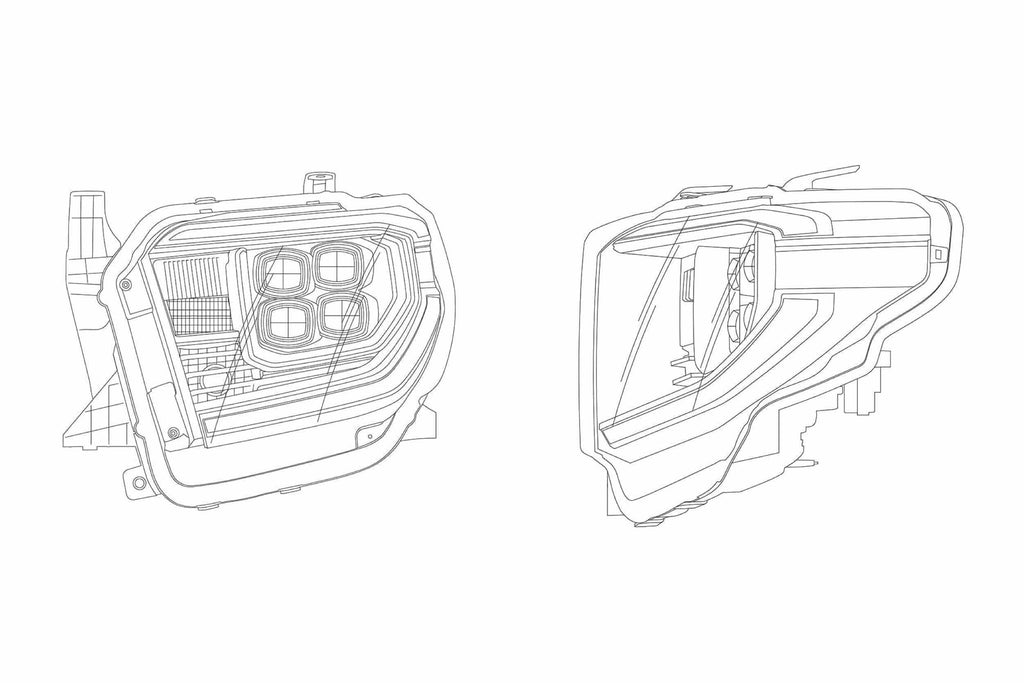 ARex Nova LED Headlights: Toyota Tundra (14-20) - Alpha-Black (Set) - product image 6