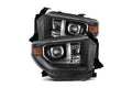 ARex (PRO-Series) Halogen Headlights:: Toyota Tundra (14-20) - Matte Black / Chrome (Set) - product image 1