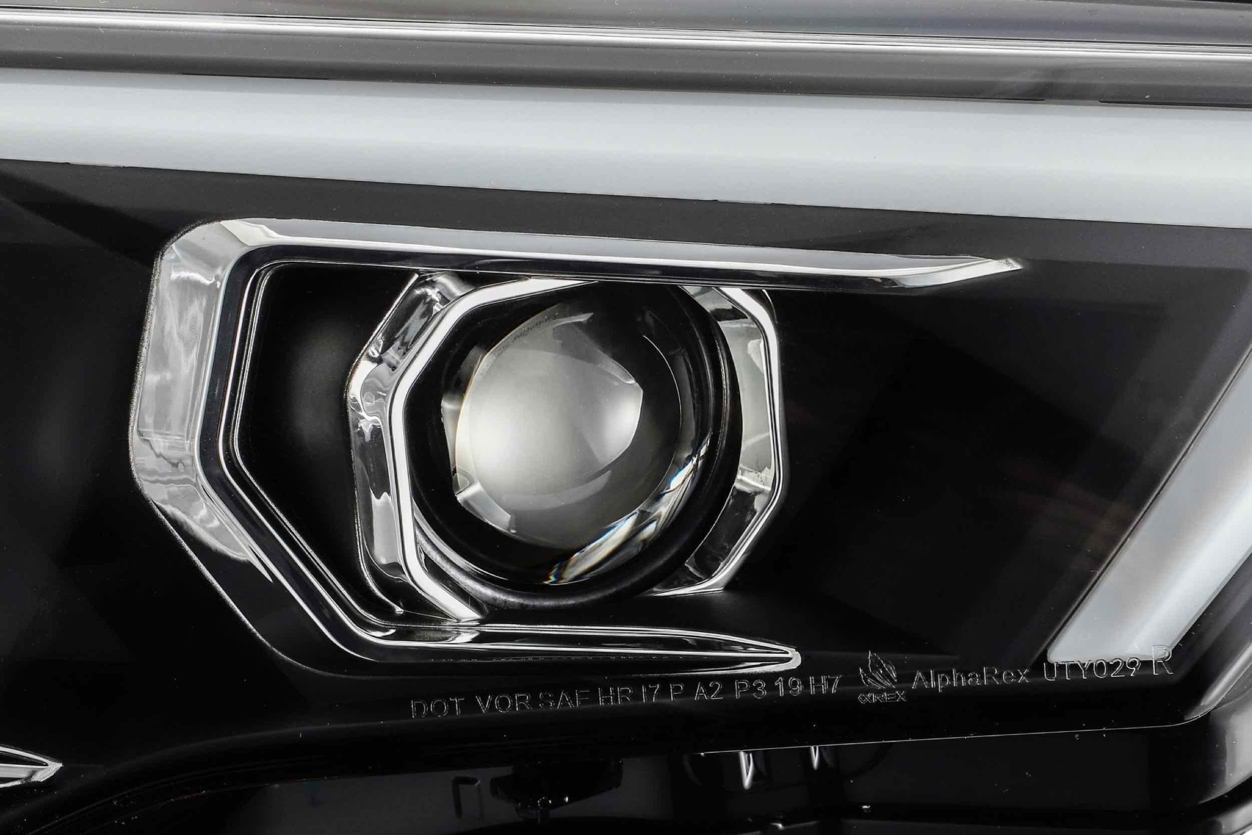 ARex (PRO-Series) Halogen Headlights:: Toyota 4Runner (14-20) - Matte Black / Chrome (Set) - product image 5