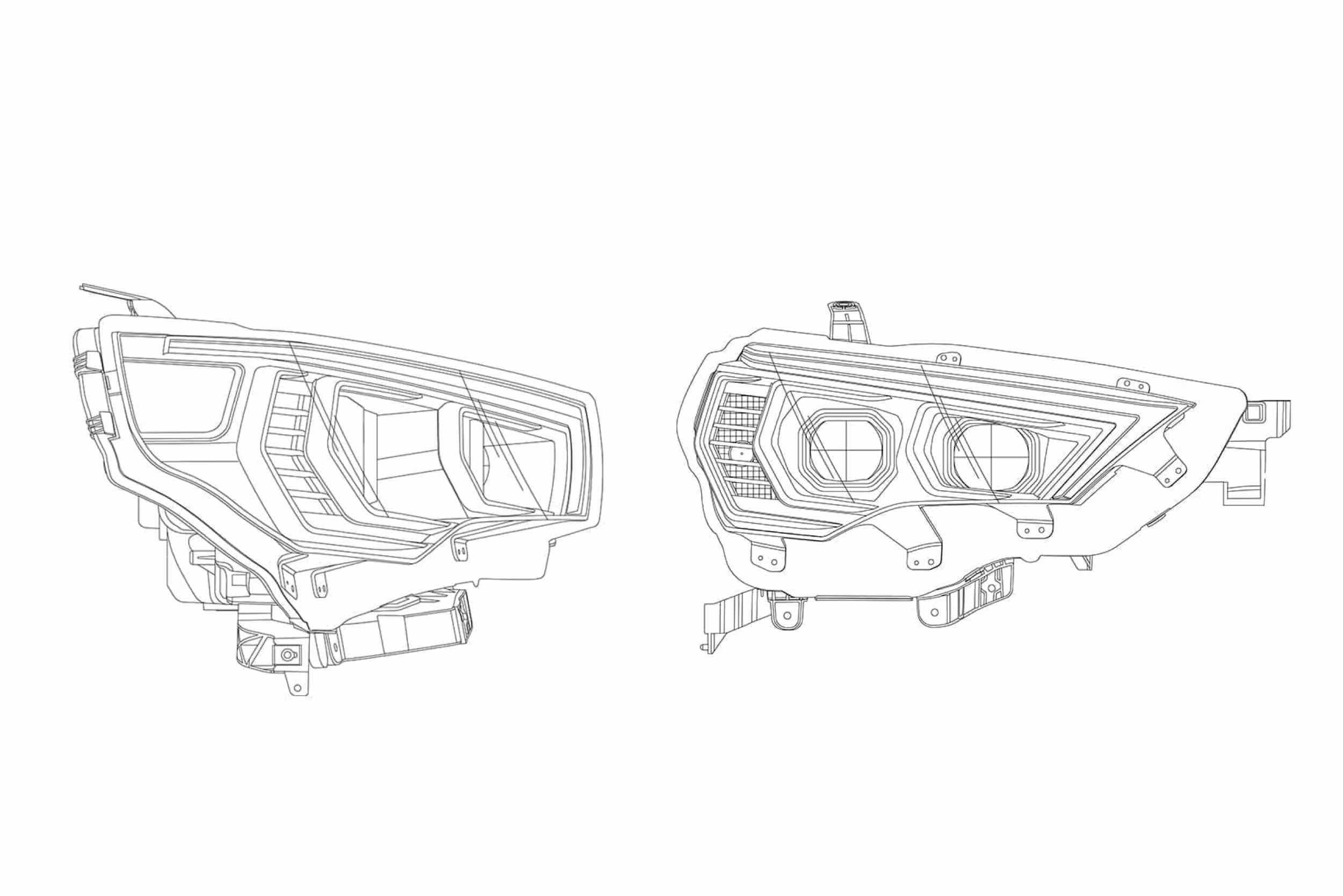 ARex (PRO-Series) Halogen Headlights:: Toyota 4Runner (14-20) - Matte Black / Chrome (Set) - product image 12