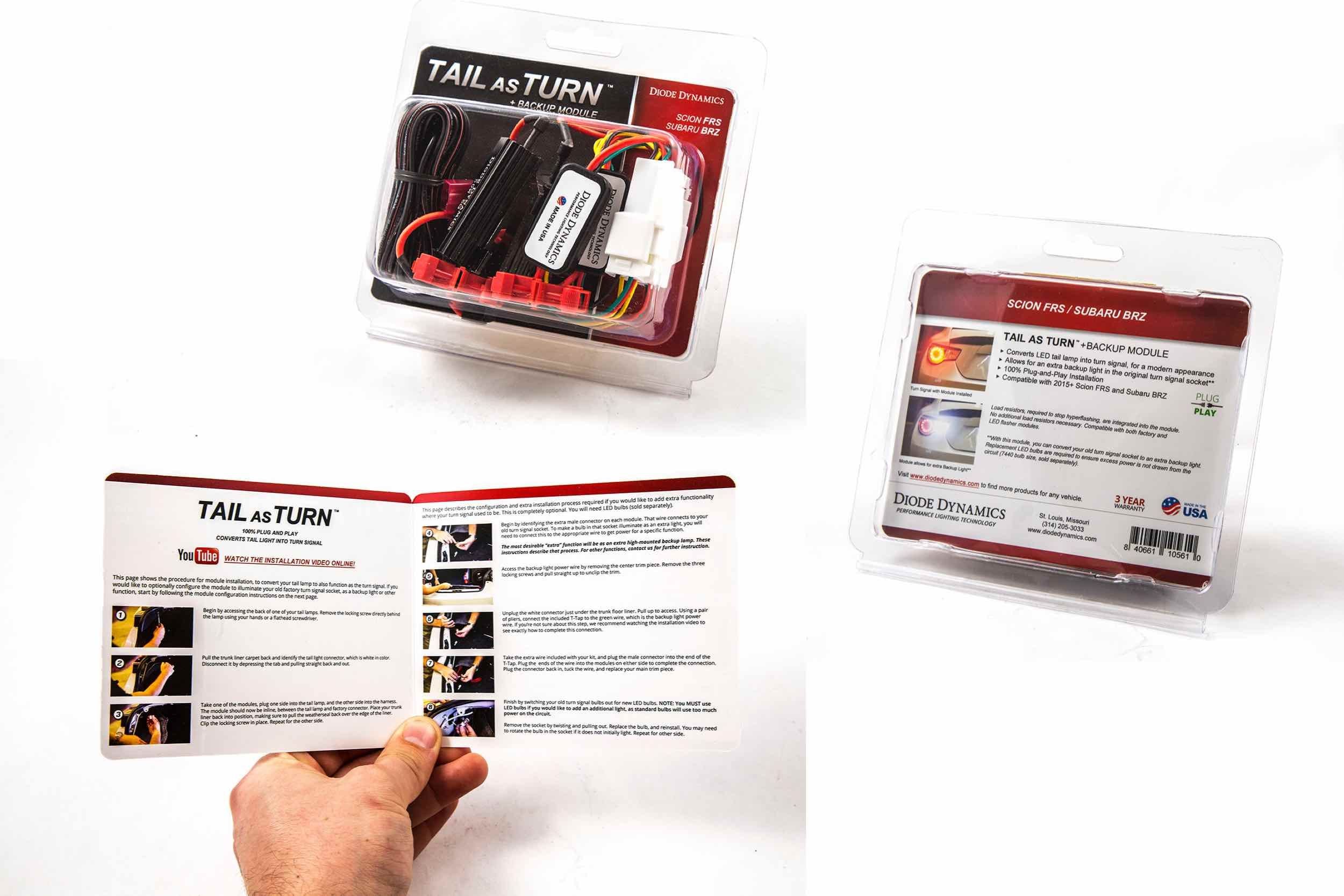 DD Tail As Turn Conversion & Back-up Modules: FR-S / BR-Z / FT86 - product image 2