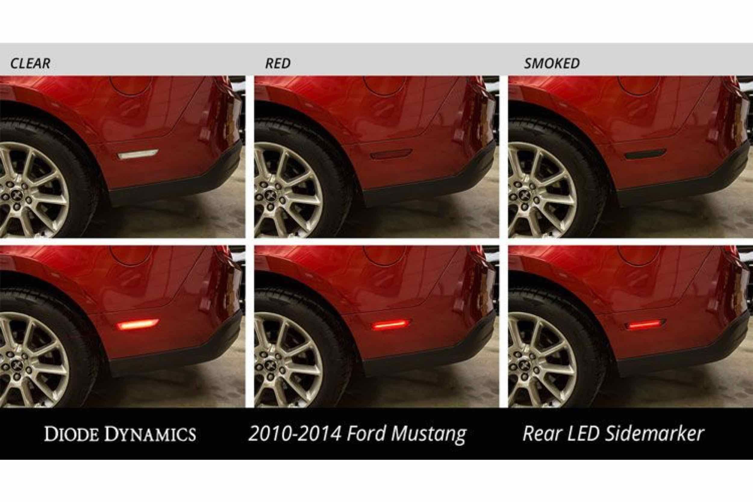DD LED Sidemarkers: (Set / Amber-Red / Mustang 10-14) - product image 7