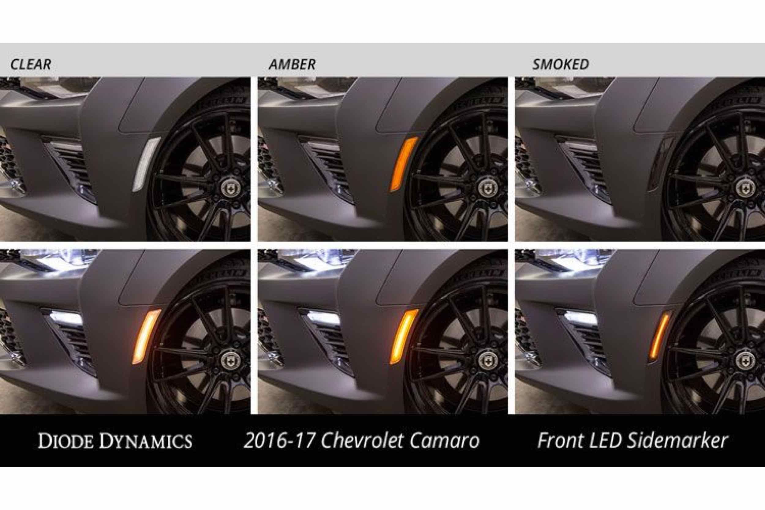 DD LED Sidemarkers: (Set / Amber-Red / Camaro 16-18) - product image 3