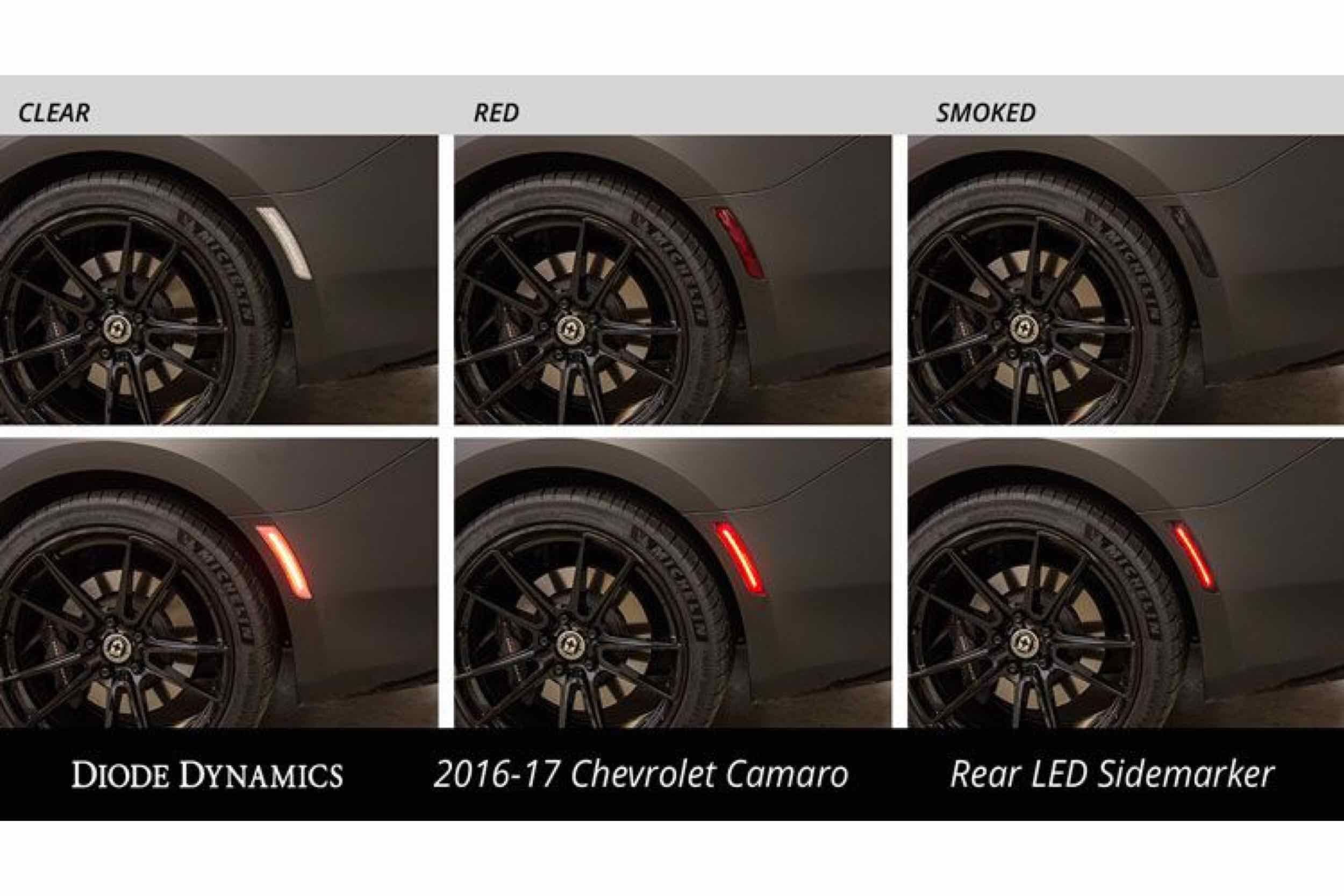 DD LED Sidemarkers: (Set / Amber-Red / Camaro 16-18) - product image 4