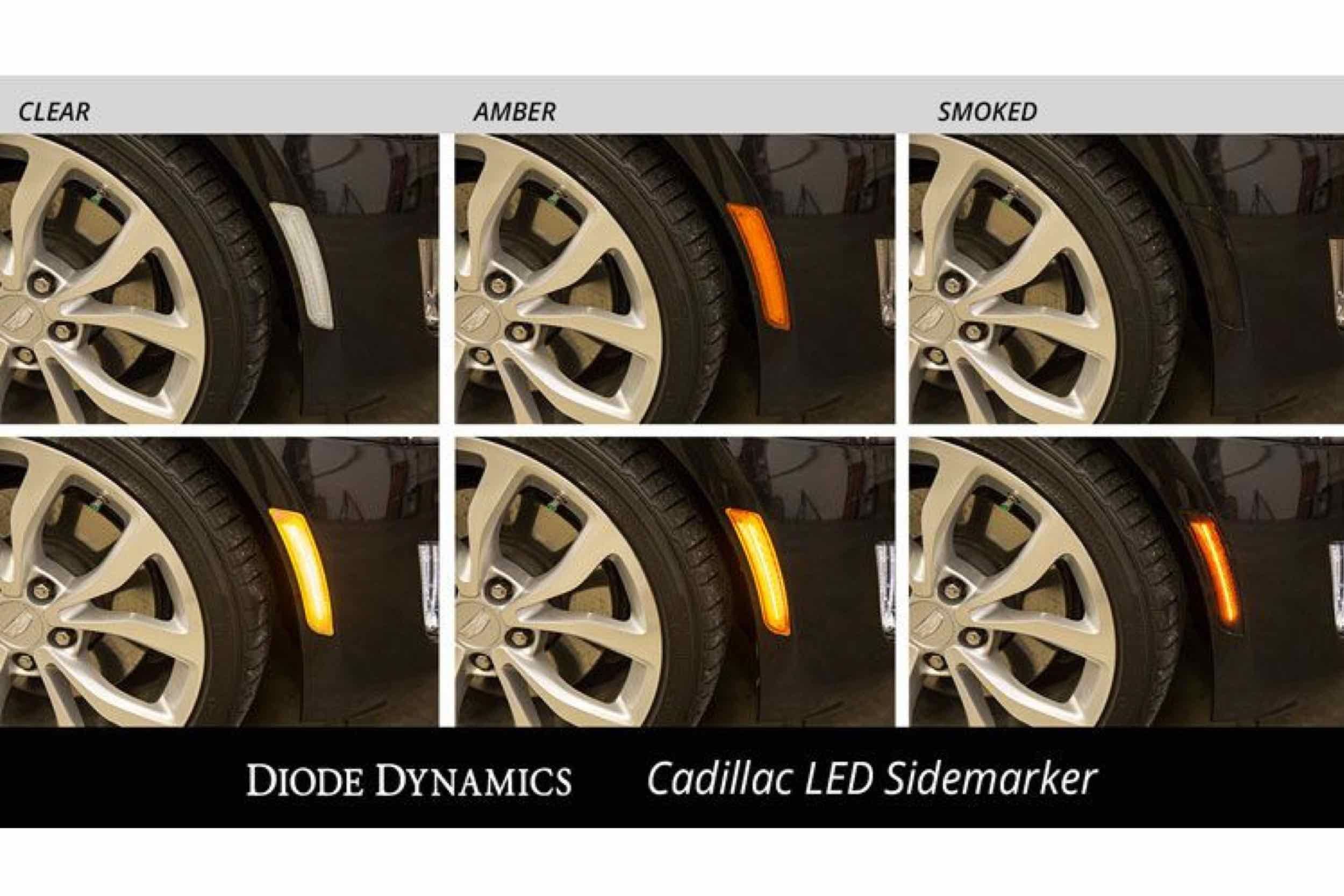 DD LED Sidemarkers: (Set / Amber-Red / Cadillac ATS (16-19) - product image 2