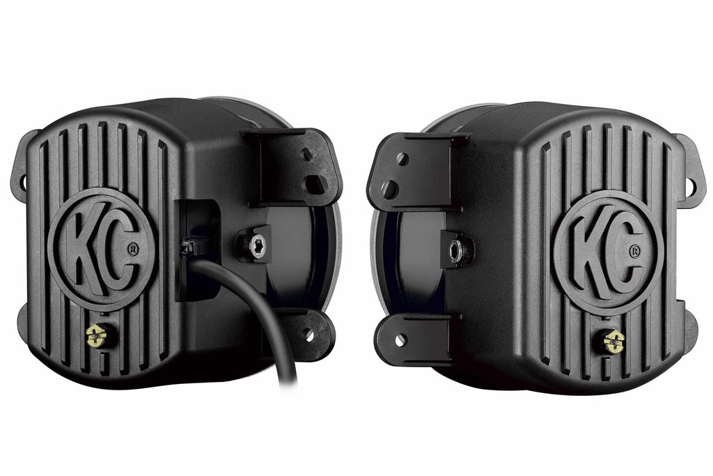 KC Gravity G4 Fogs: Wrangler JL (19+) (Set / White / Steel Bumper) - product image 4