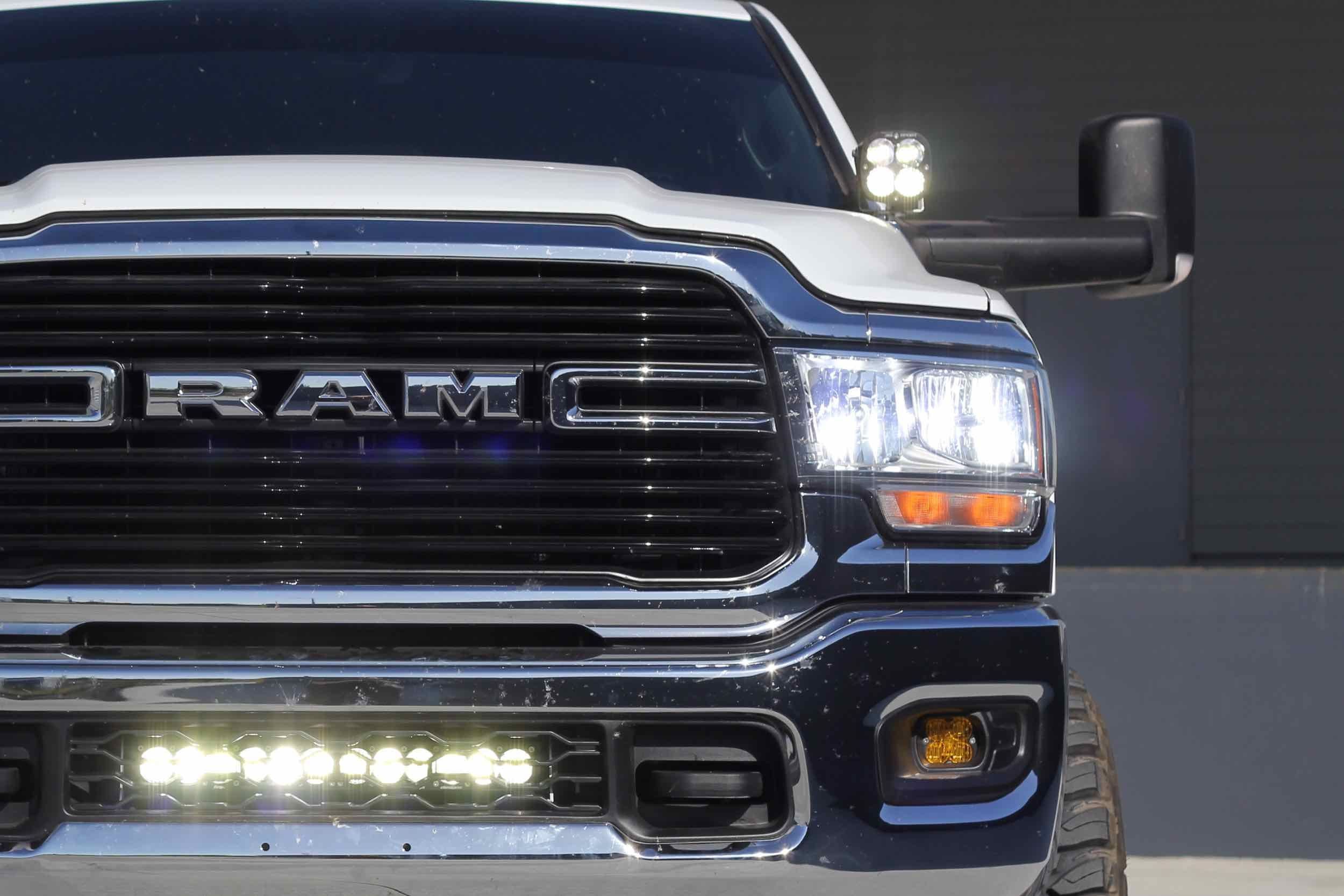 BD Bumper Light Kit: Dodge Ram HD (19+) (20in / S8 Combo Bar) - product image 4
