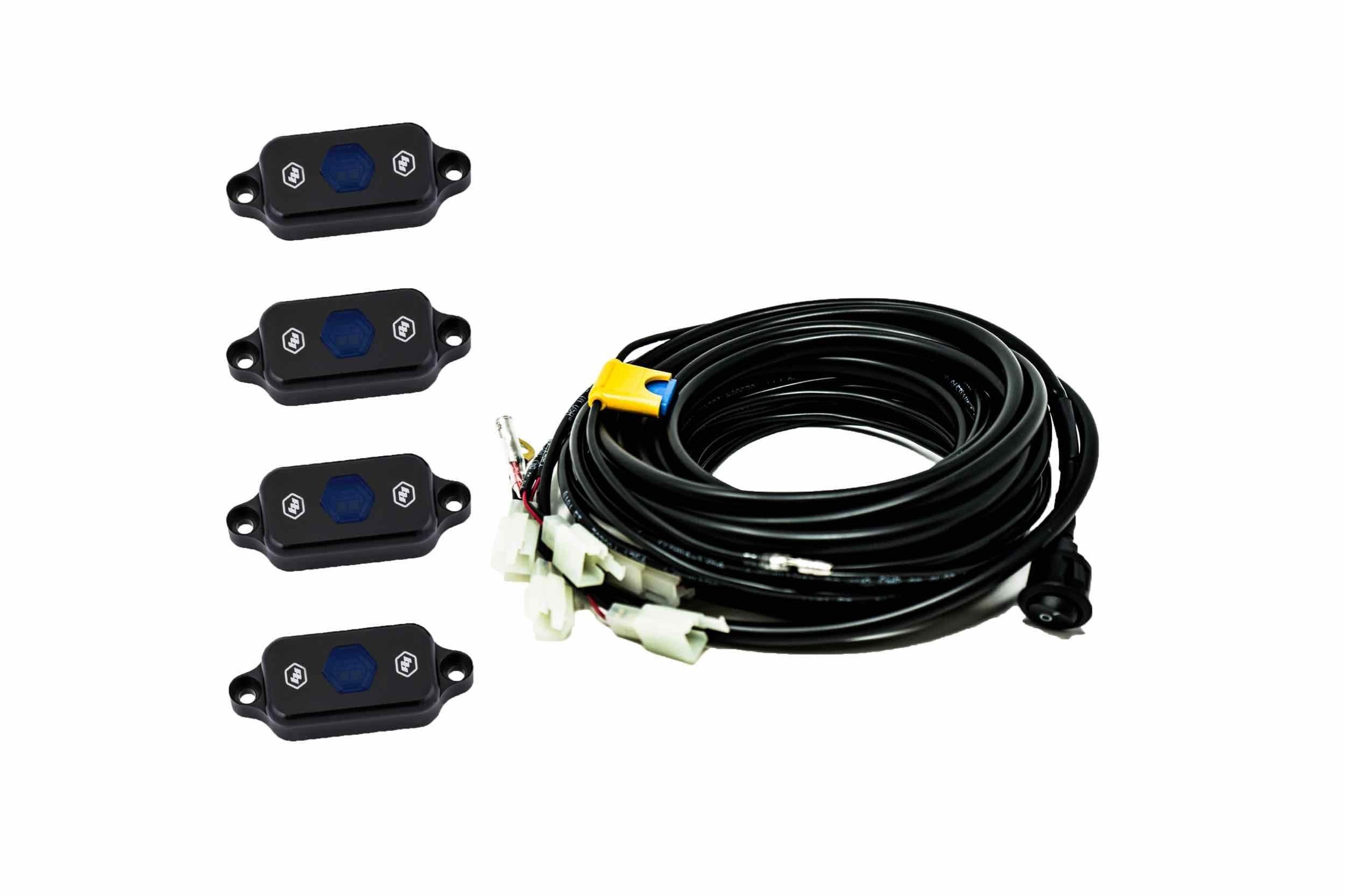 BD LED Rock Light System: (4 pcs / Blue) - product image 1