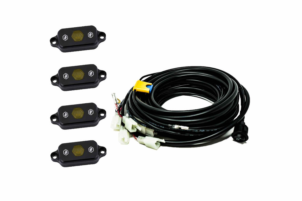 BD LED Rock Light System: (4 pcs / Amber) - product image 1