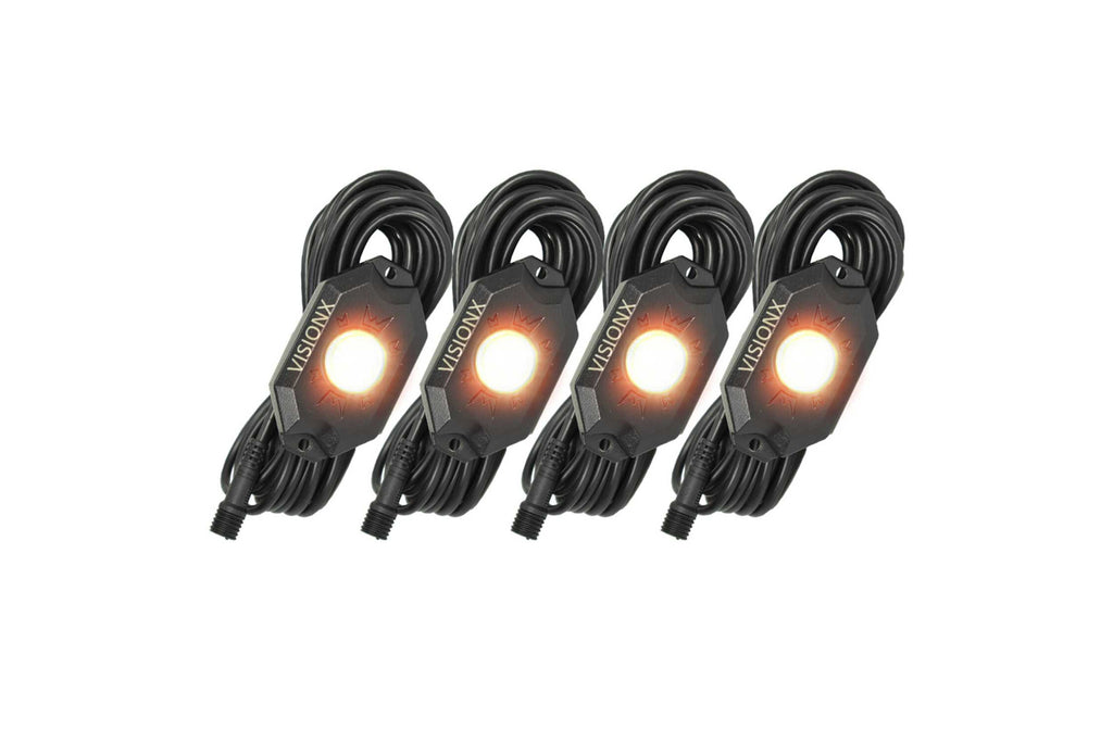 Vision X LED Rock Light System: (9W / 4 Pod Set / Amber) - product image 1