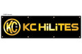 Banner: KC Hi-Lites (17in x 60in / Black w/ Yellow KC Logo) - product image 1