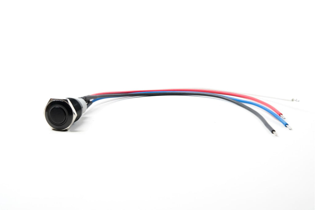 Switch: GTR Halo (Black/Momentary/Red LED) - product image 3