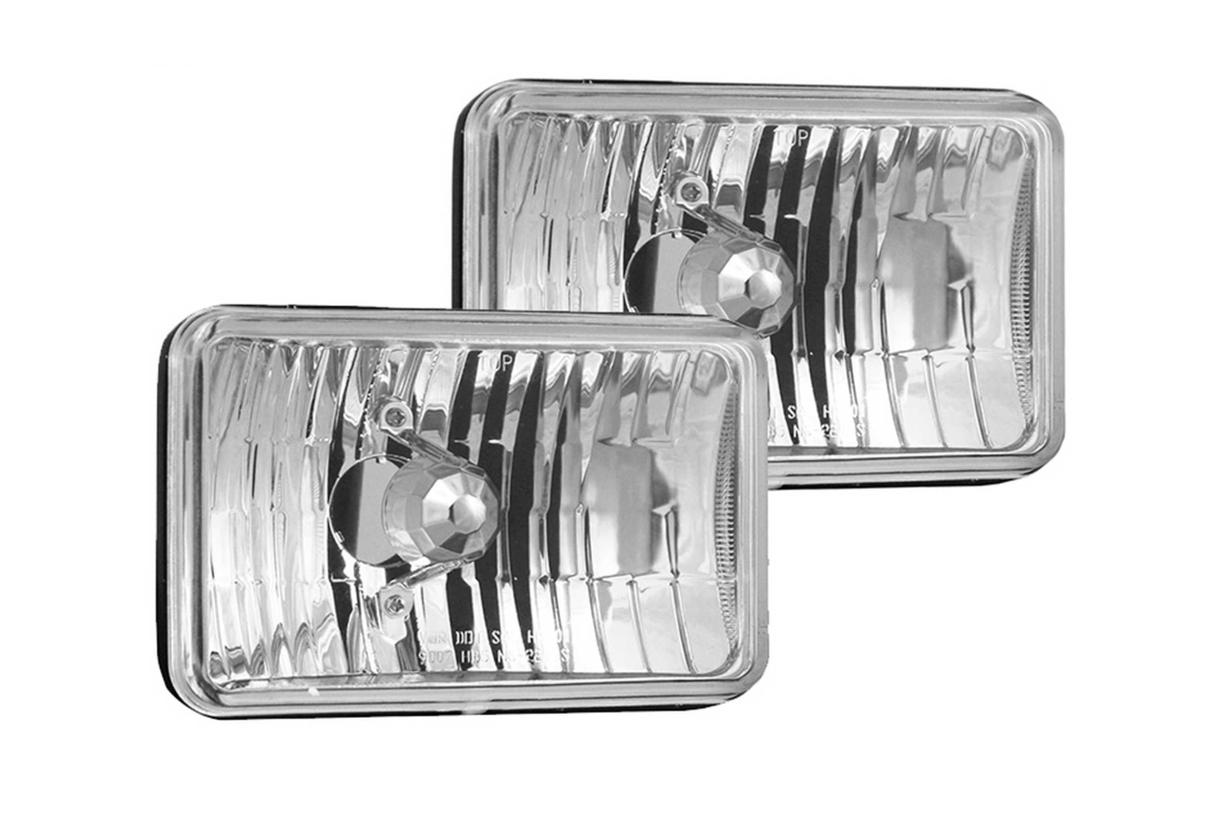 Vision X Halogen Headlights: (Set / 4x6in Rectangle / Chrome) - product image 1